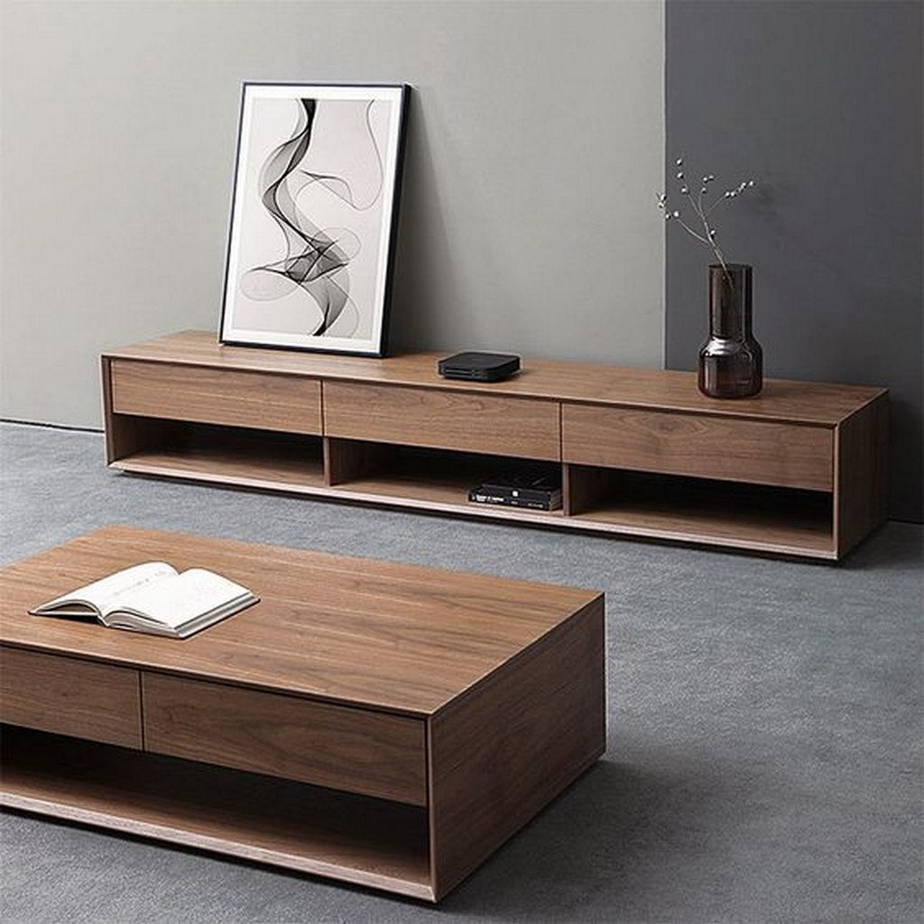 Living Room Table Set – Brown | TS26