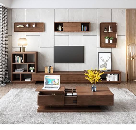 Living Room Table Set – Brown | TS29