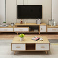 Living Room Table Set – Beige and White | TS31