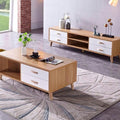 Living Room Table Set – Beige and White | TS4
