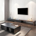 Living Room Table Set – Brown and Black | TS40