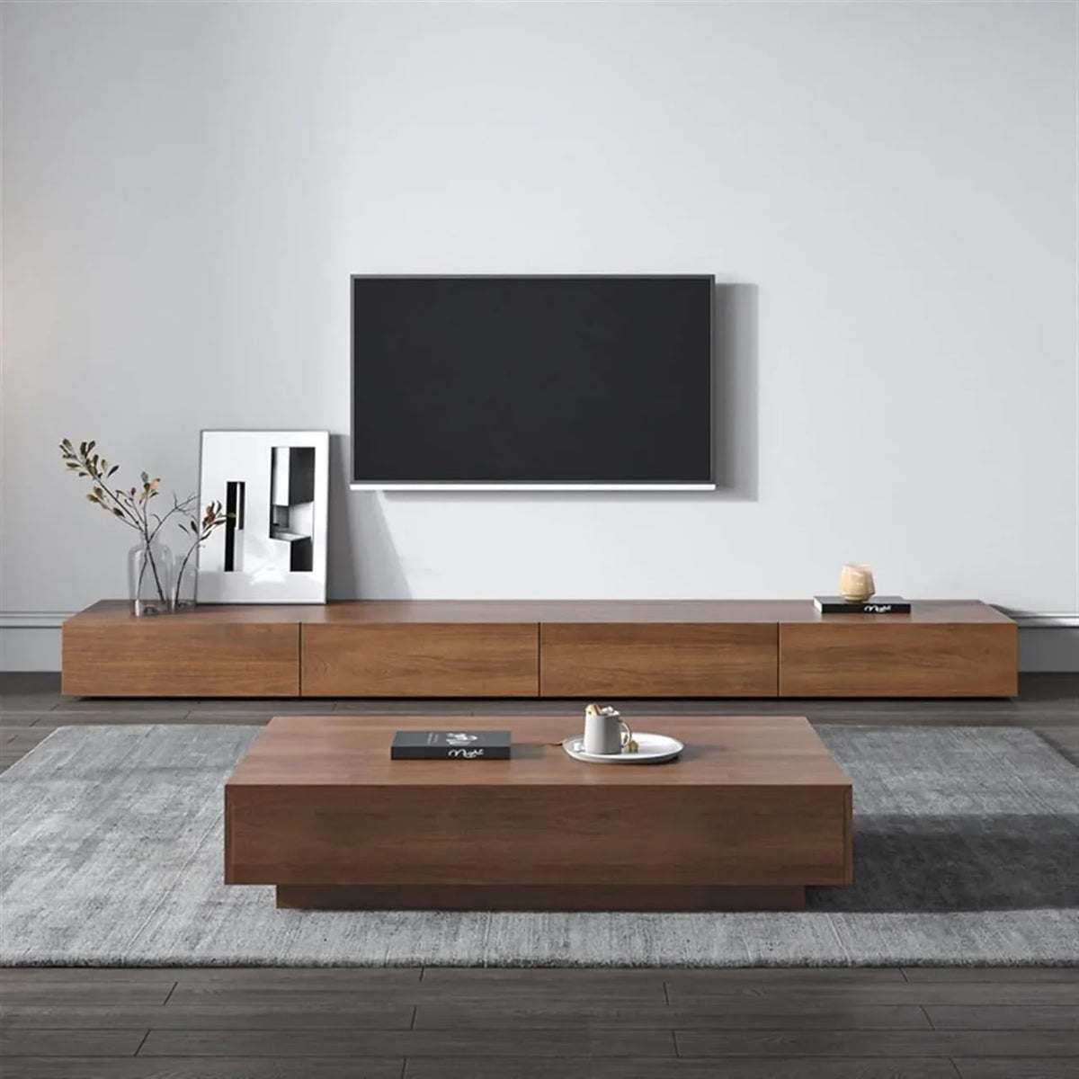 Living Room Table Set – Brown | TS41