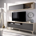 Living Room Table Set – Beige and Black | TS48