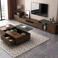Living Room Table Set – Brown and Black | TS52