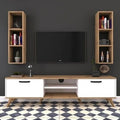 Living Room Table Set – White and Beige | TS56
