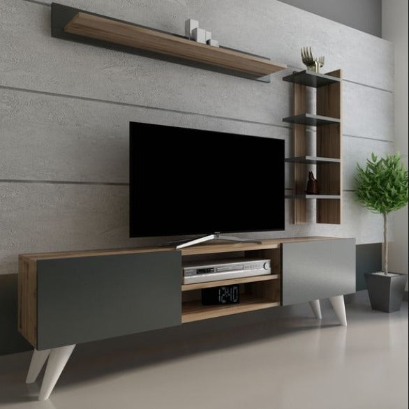 Living Room Table Set – Black and Beige | TS57