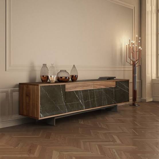TV Unit – Brown and Black, 50 x 40 x 160 cm | TT1