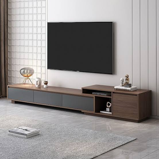 TV Unit – Brown and Black, 50 x 40 x 240 cm | TT14