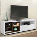 TV Unit – White, 40 x 40 x 140 cm | TT19