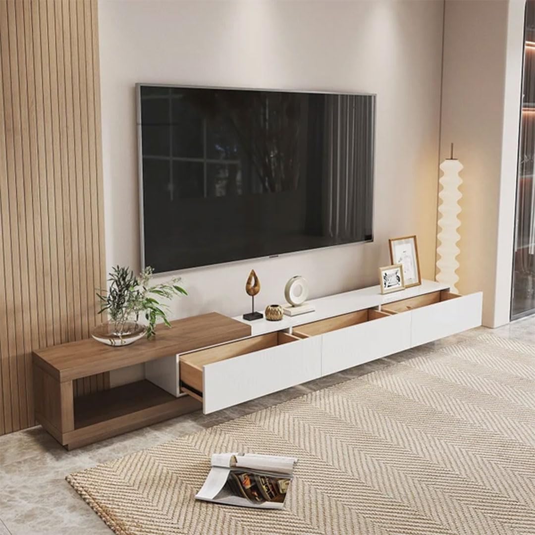 TV Unit – Brown and White, 40 x 40 x 240 cm | TT26