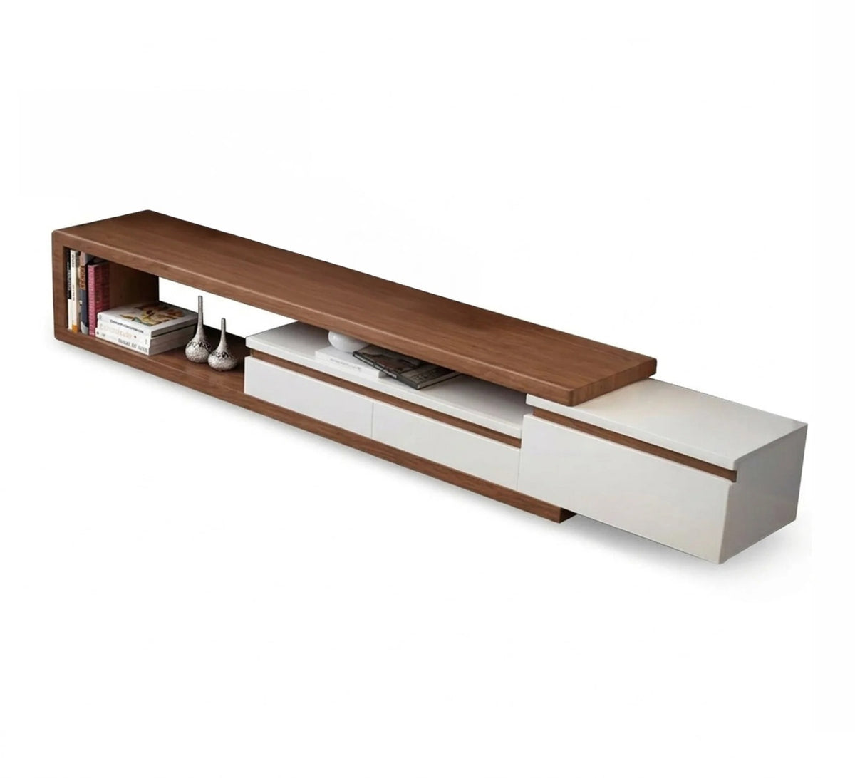 TV Unit – White and Brown, 40 x 40 x 220 cm | TT29