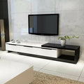 TV Unit – White and Black, 40 x 40 x 190 cm | TT3