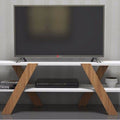 TV Unit – White and Brown, 50 x 30 x 120 cm | TT32