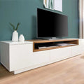 TV Unit – White and Beige, 45 x 40 x 180 cm | TT33