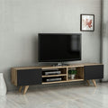 TV Unit – Beige and Black, 40 x 40 x 180 cm | TT4