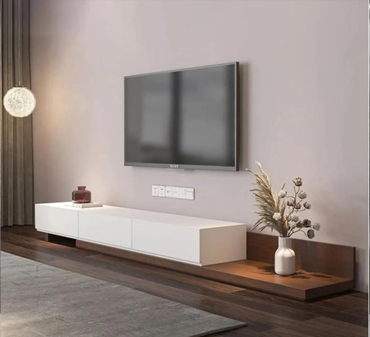 TV Unit – White and Brown, 40 x 40 x 240 cm | TT40