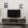 TV Unit – Beige and Black, 40 x 40 x 180 cm | TT5