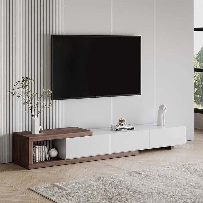 TV Unit – Brown and White, 40 x 40 x 240 cm | TT6
