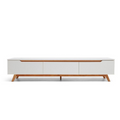 TV Unit – White and Brown, 40 x 40 x 180 cm | TT9