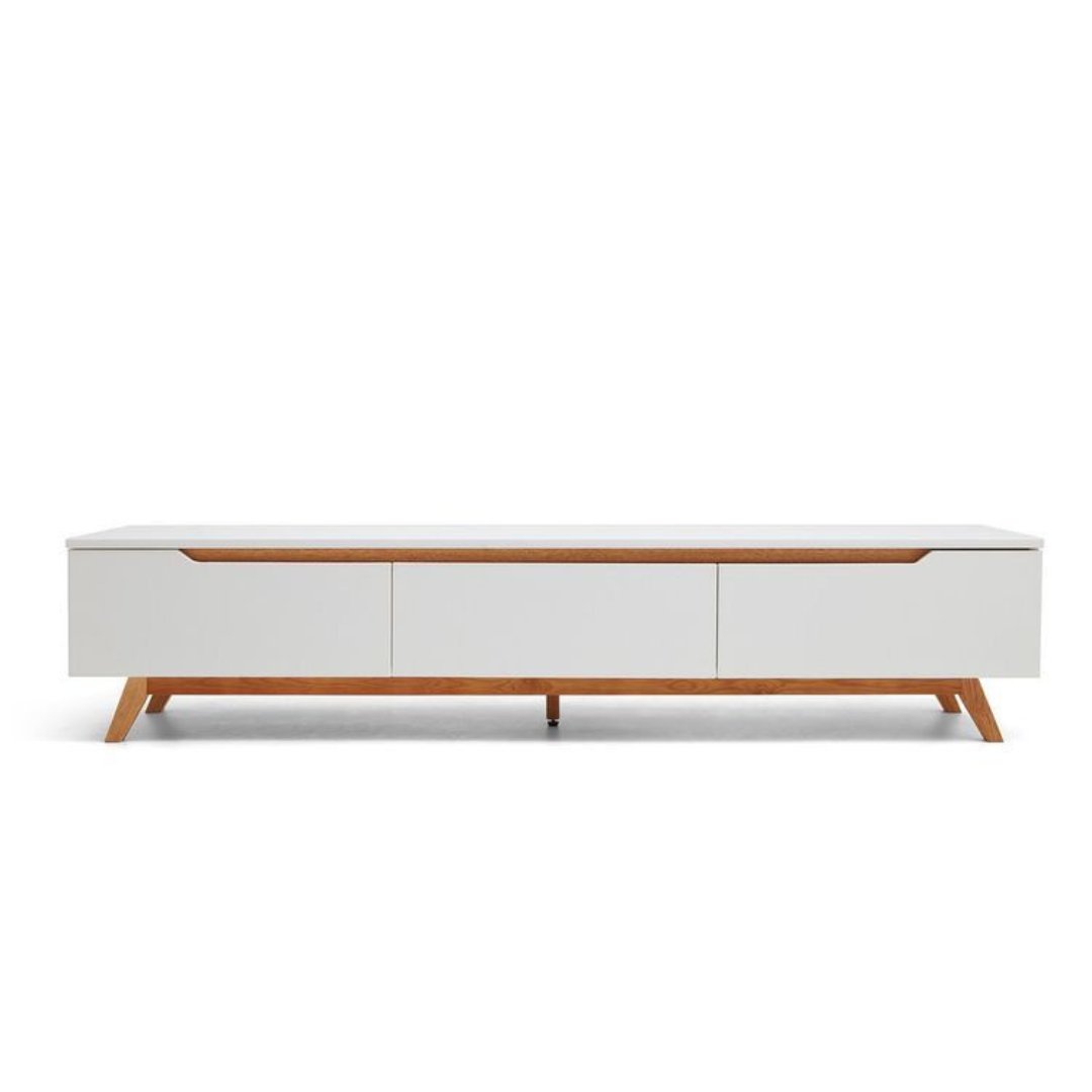 TV Unit – White and Brown, 40 x 40 x 180 cm | TT9