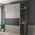 Wardrobe – Grey and Black, 240 x 60 x 180 cm | WR11