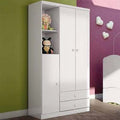 Wardrobe – White, 200 x 50 x 120 cm | WR12