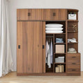 Wardrobe – Brown, 240 x 60 x 180 cm | WR19