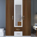 Wardrobe – Brown and White, 200 x 50 x 120 cm | WR22