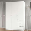 Wardrobe – White, 220 x 50 x 120 cm | WR3