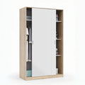 Wardrobe – Beige and White, 200 x 60 x 120 cm | WR33
