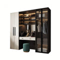 Wardrobe – Black and Off-White, 220 x 50 x 240 cm | WR35