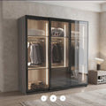 Wardrobe – Grey, 200 x 60 x 180 cm | WR40