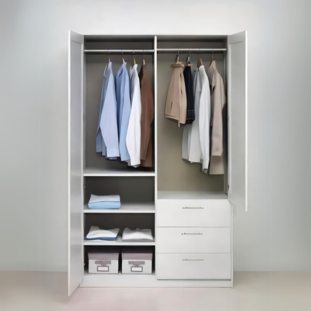 Wardrobe – White, 200 x 50 x 100 cm | WR41