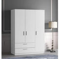 Wardrobe – White, 200 x 50 x 120 cm | WR44