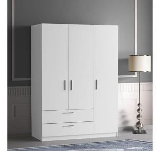 Wardrobe – White, 200 x 50 x 120 cm | WR44