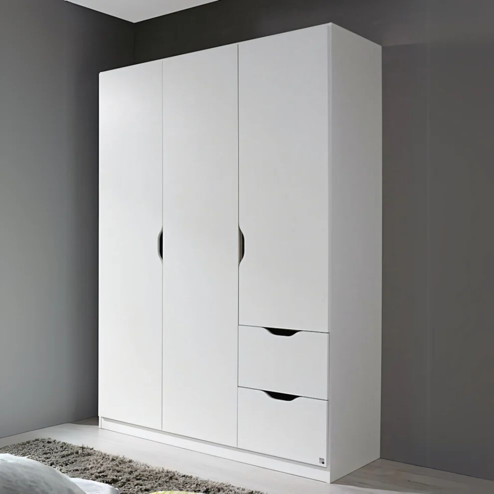 Wardrobe – White, 200 x 50 x 120 cm | WR45